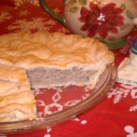 Grammy Brouillette's French Canadian Meat Pie (Also known as Tourtière) - - Filling Can Be Used as a Stuffing