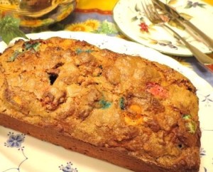 'Not Your Grandmother's' Banana Bread with M&Ms and Nuts - My Yellow Farmhouse.com