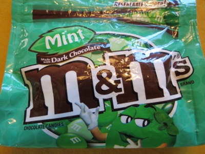 Package of M&Ms - for Double Chocolate No-Bake Pie