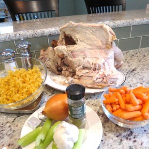 Saturday-After-Thanksgiving Turkey Noodle Soup - My Yellow Farmhouse.com